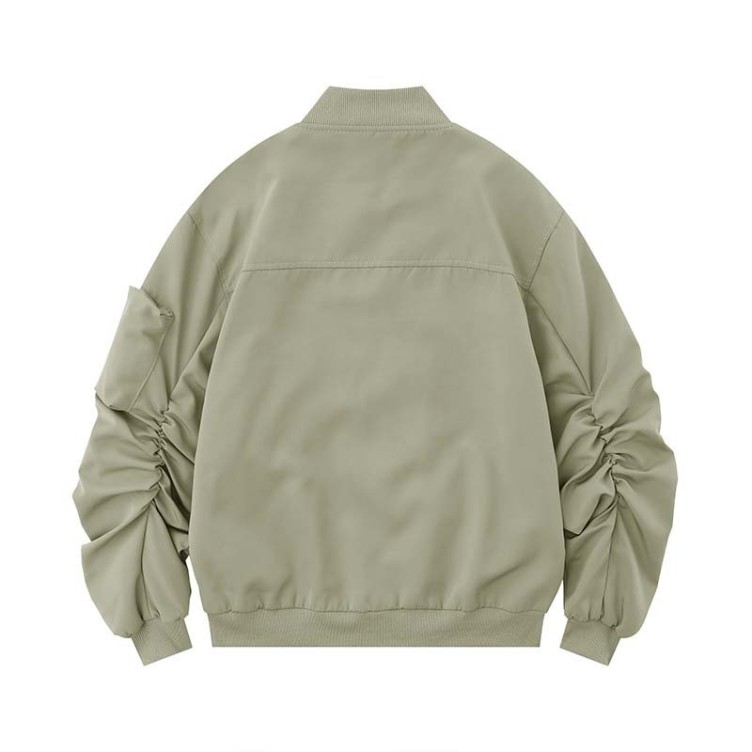 Minimalist stand collar trendy jacket