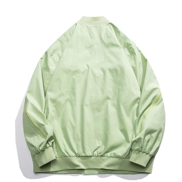 Baseball jersey loose fitting trendy jacket