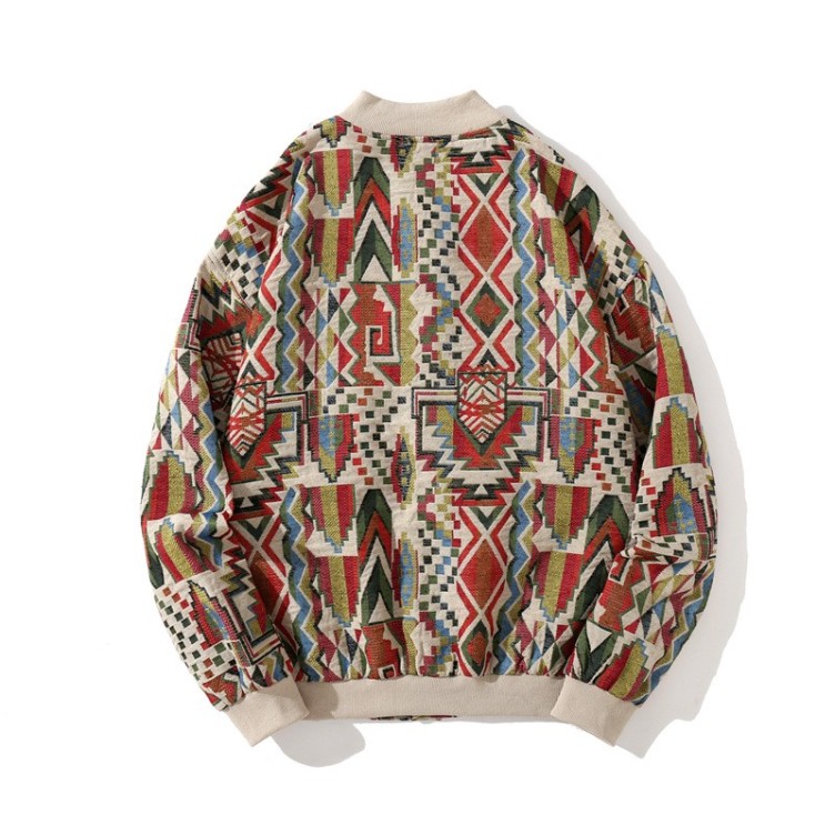 Ethnic trend hip-hop embroidered jacket