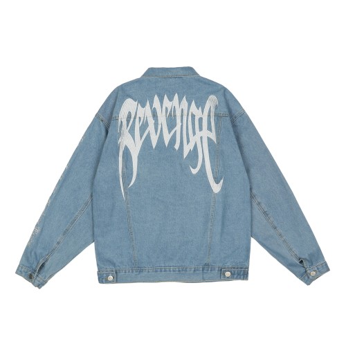 Personalized embroidery fashion trend denim jacket