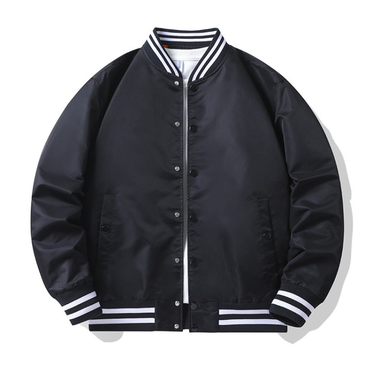 Loose fitting bomber trend jacket