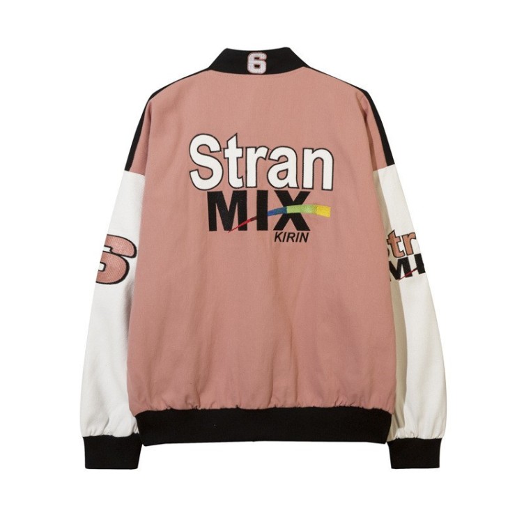 Vintage Baseball Jersey Motorcycle Trendy Jacket