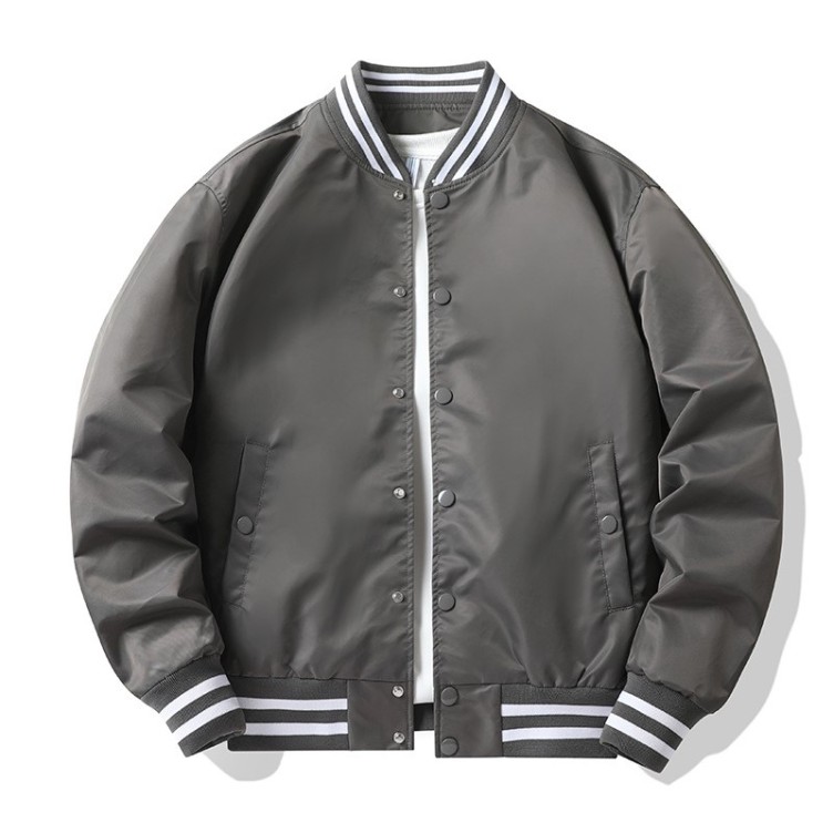 Loose fitting bomber trend jacket
