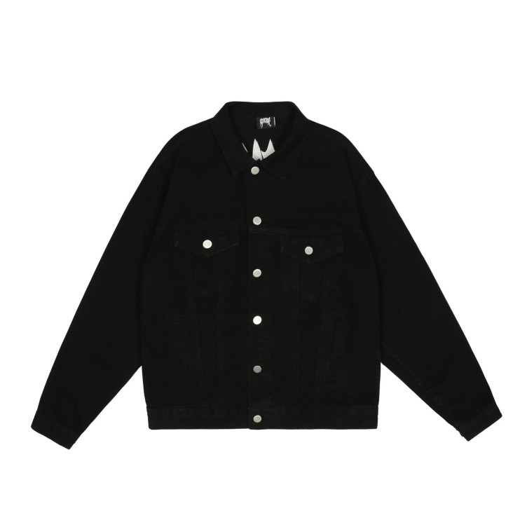 Personalized embroidery fashion trend denim jacket