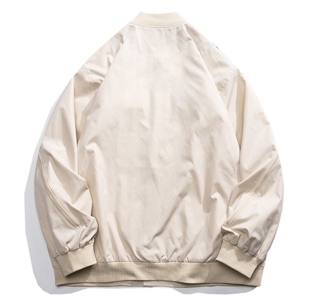 Baseball jersey loose fitting trendy jacket
