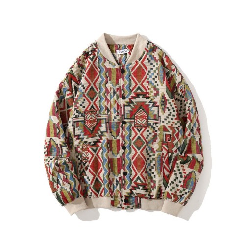 Ethnic trend hip-hop embroidered jacket