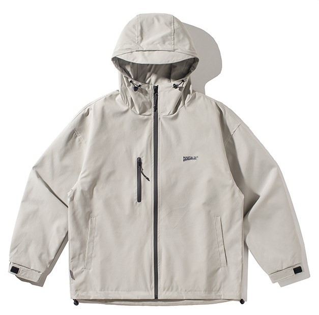 Hooded vintage casual loose fitting trendy jacket