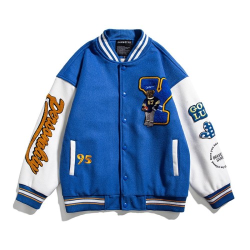 Baseball jacket jacket trendy woolen jacket