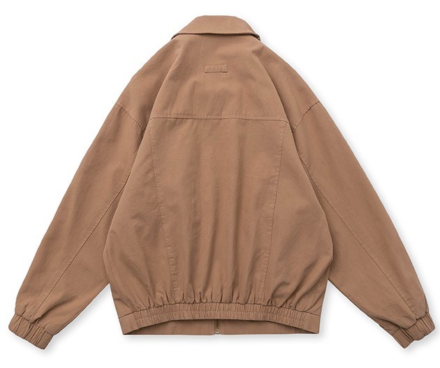 Casual loose fitting retro washed trendy jacket