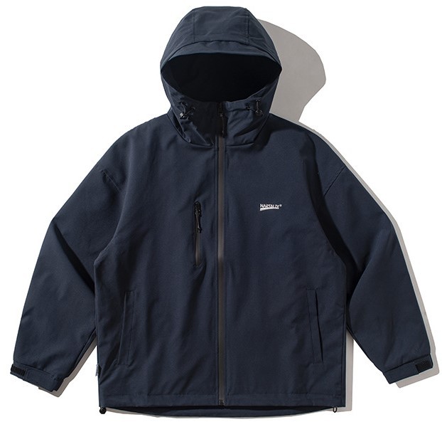 Hooded vintage casual loose fitting trendy jacket