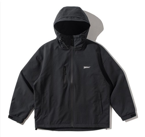 Hooded vintage casual loose fitting trendy jacket