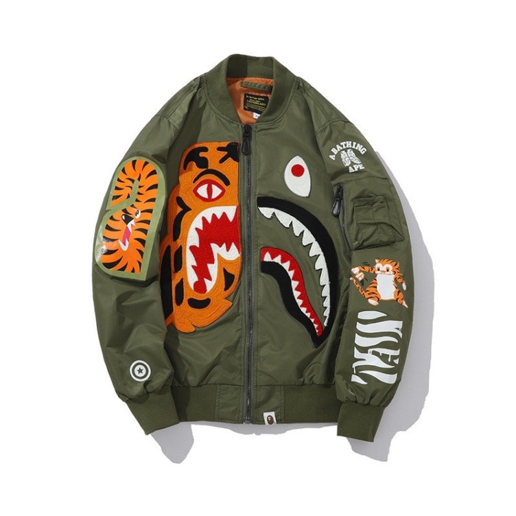 Fashion digital printed loose fashion jacket