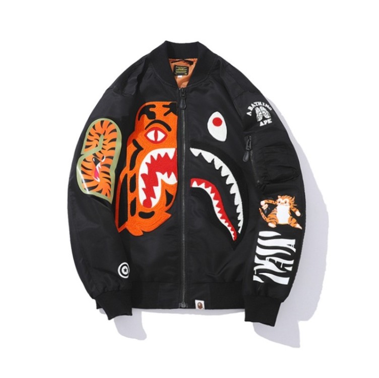 Fashion digital printed loose fashion jacket