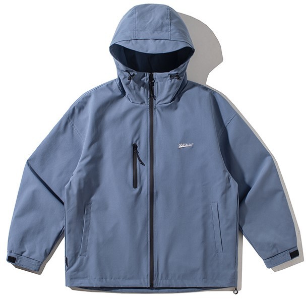 Hooded vintage casual loose fitting trendy jacket