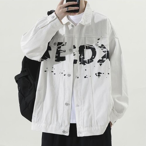 Casual versatile loose trendy denim jacket