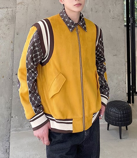 Casual versatile loose patchwork jacket