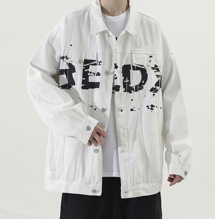 Casual versatile loose trendy denim jacket