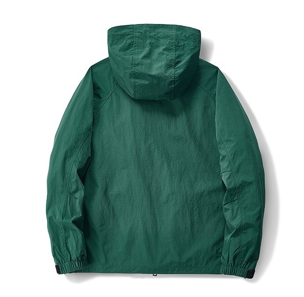 Multi pocket hooded trendy work jacket