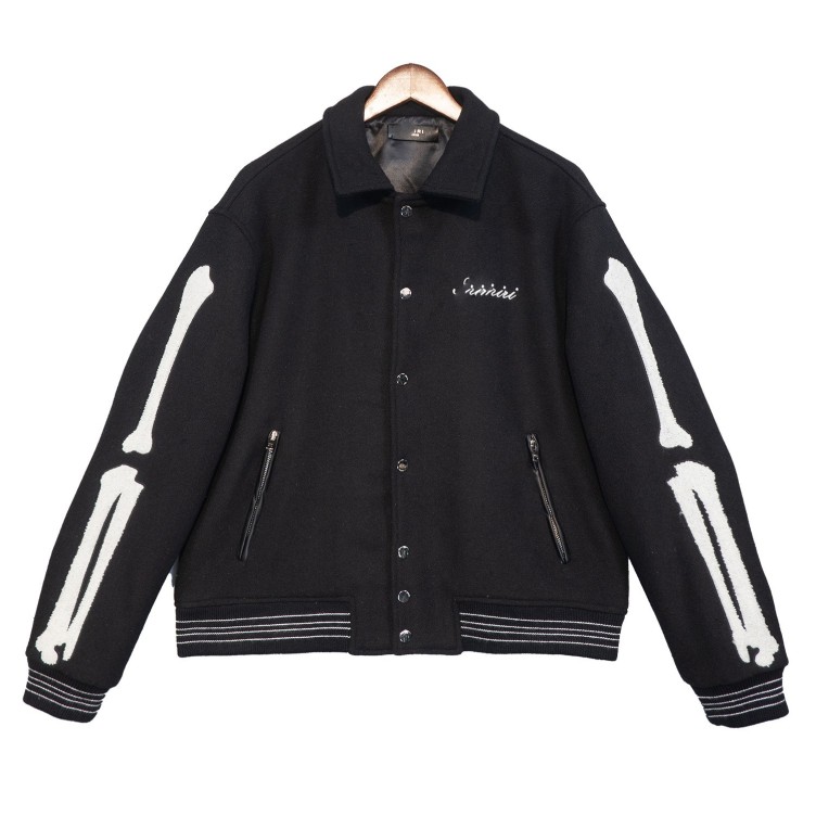 Embroidered woolen casual flying suit fashion trend jacket