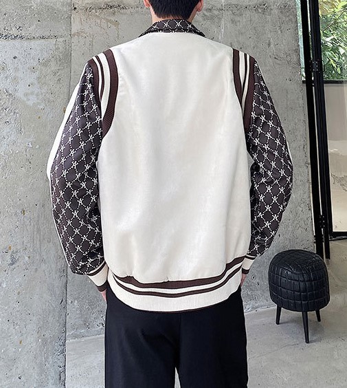 Casual versatile loose patchwork jacket