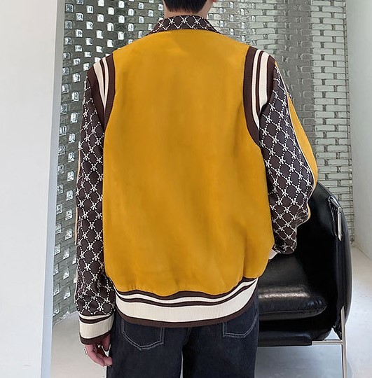 Casual versatile loose patchwork jacket