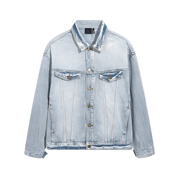 Heavy Industry Washed Old Denim Trendy Jacket