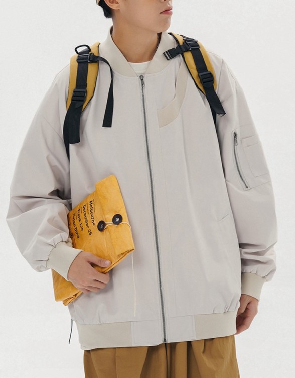 Casual Versatile Fashion Trend Baseball Coat Jacket