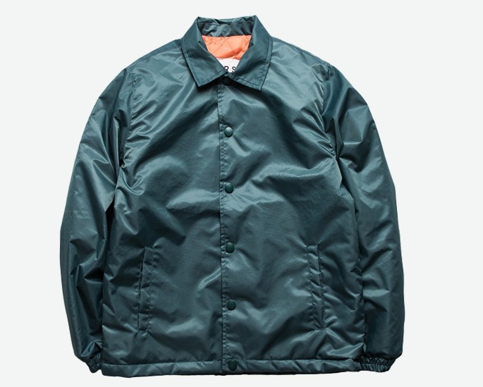 Flip collar reflective casual fashion trend jacket