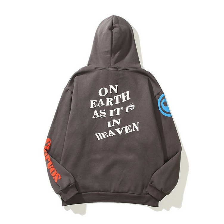 Foam printed sweater hip-hop loose casual fashion trend hoodie