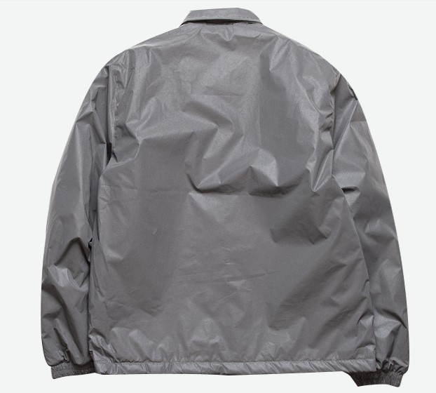 Flip collar reflective casual fashion trend jacket