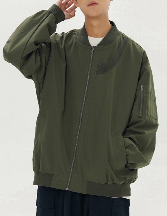 Casual Versatile Fashion Trend Baseball Coat Jacket