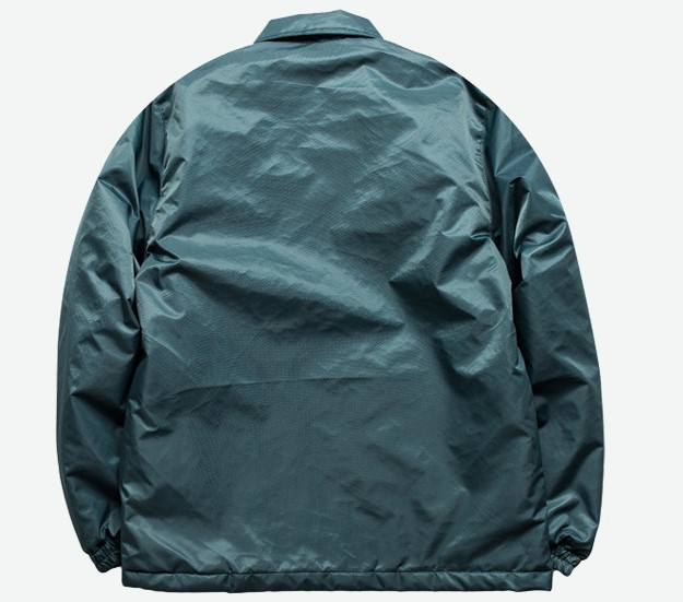 Flip collar reflective casual fashion trend jacket