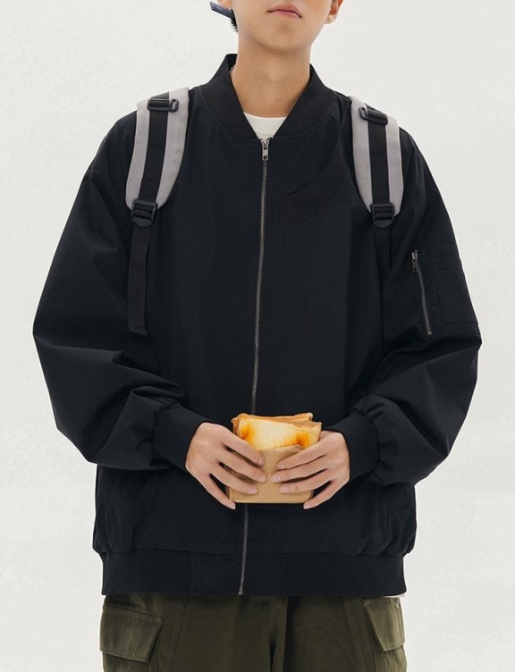 Casual Versatile Fashion Trend Baseball Coat Jacket