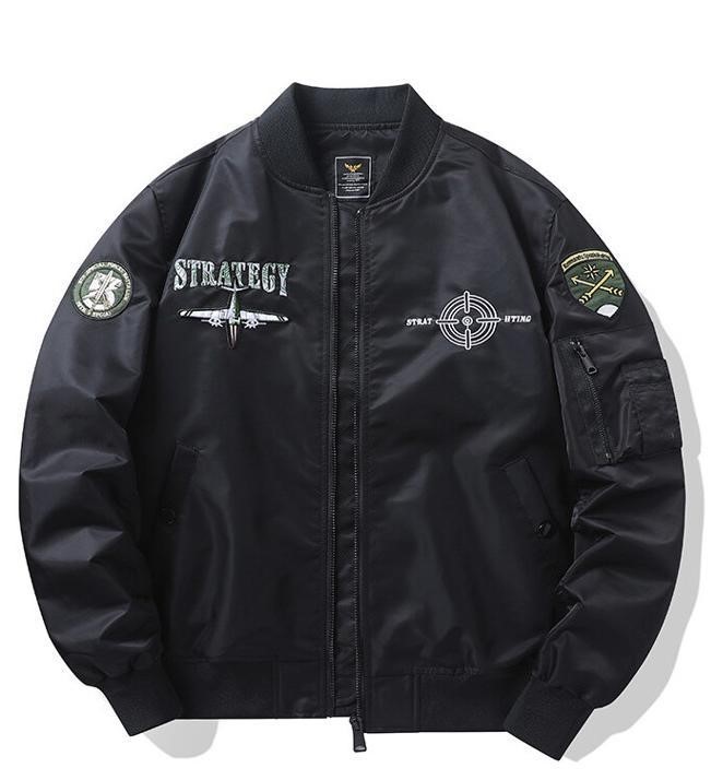 Fashionable motorcycle suit Women's loose fitting work attire Flying baseball suit Trendy jacket