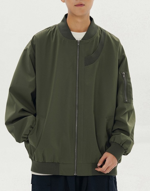 Casual Versatile Fashion Trend Baseball Coat Jacket