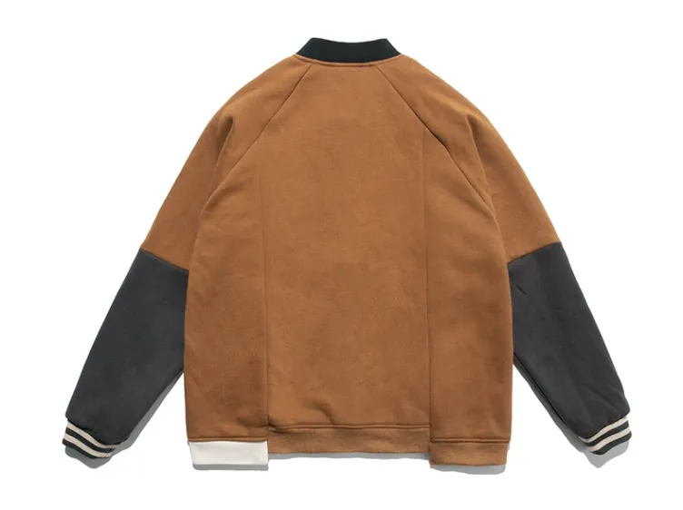 Casual and versatile fashion trend baseball jacket