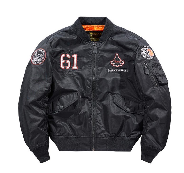 Embroidered flying jacket casual trend fashion jacket