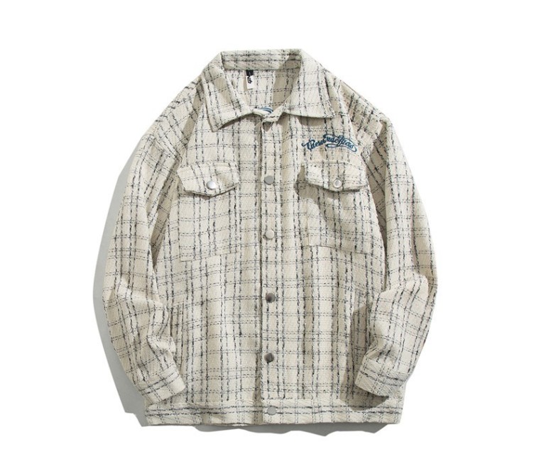 Knitted embroidery casual fashion trend work jacket