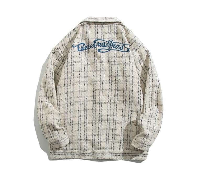Knitted embroidery casual fashion trend work jacket