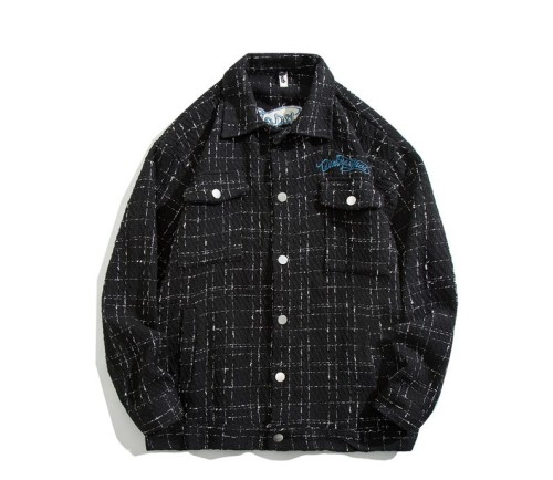 Knitted embroidery casual fashion trend work jacket