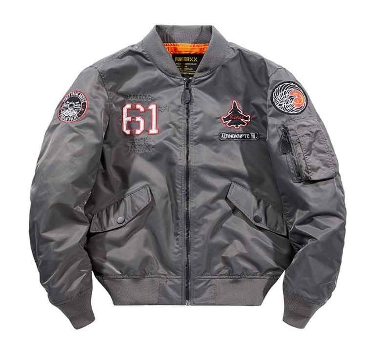 Embroidered flying jacket casual trend fashion jacket