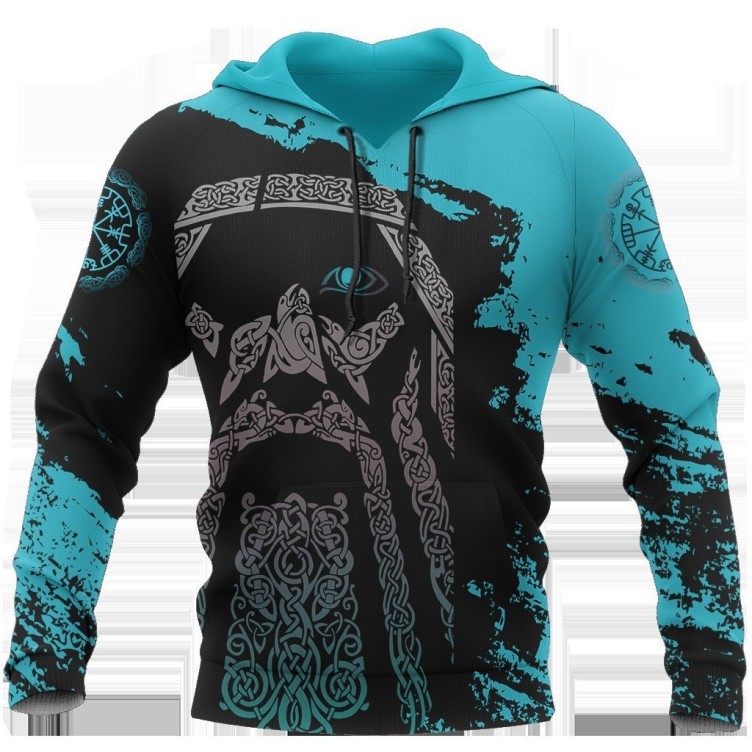 DIY digital printed casual fashion trend hoodie