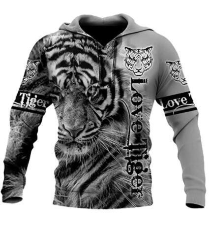 DIY digital printed casual fashion trend hoodie