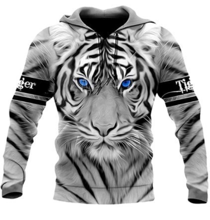 DIY digital printed casual fashion trend hoodie