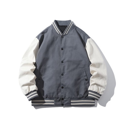 Loose fitting baseball jersey, casual and versatile trend pilot jacket