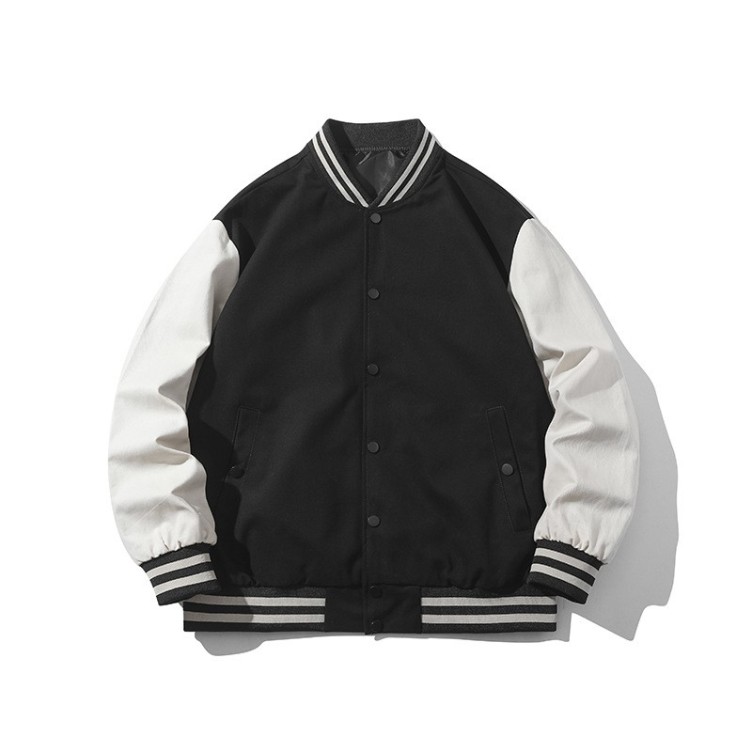 Loose fitting baseball jersey, casual and versatile trend pilot jacket