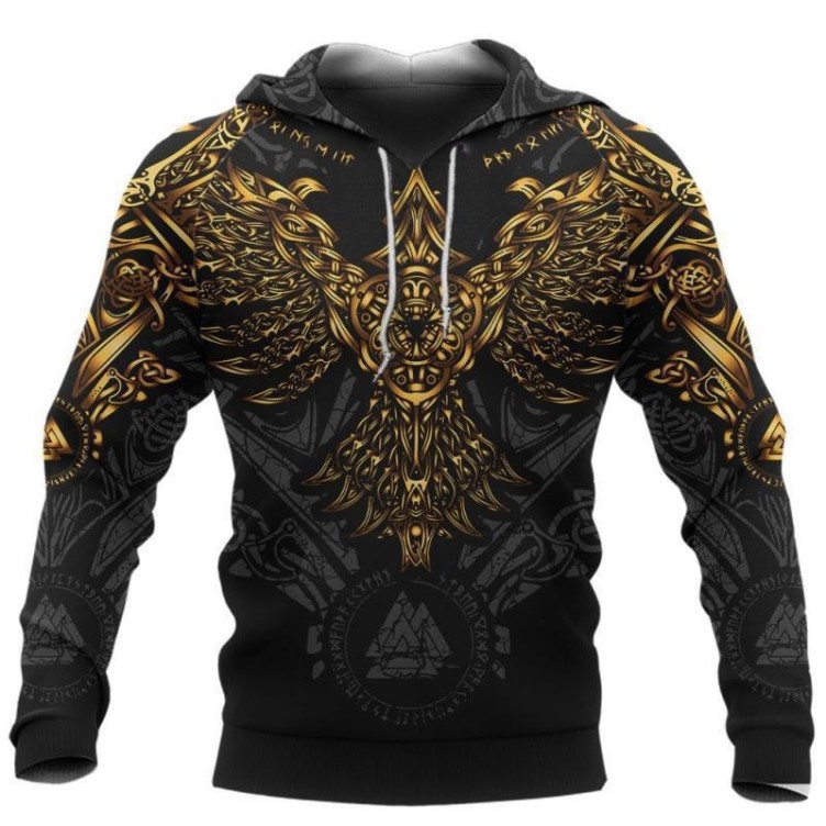 DIY digital printed casual fashion trend hoodie