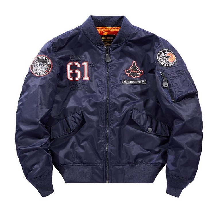 Embroidered flying jacket casual trend fashion jacket