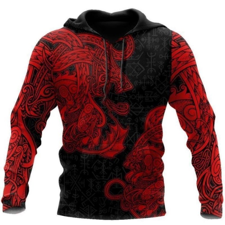 DIY digital printed casual fashion trend hoodie
