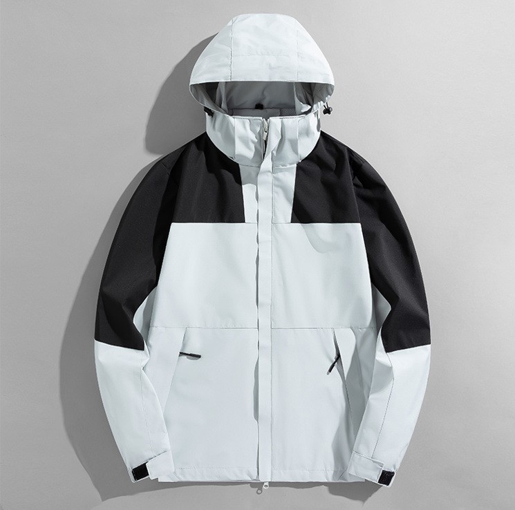 Color blocking single layer outdoor stormtrooper windproof casual fashion trend jacket